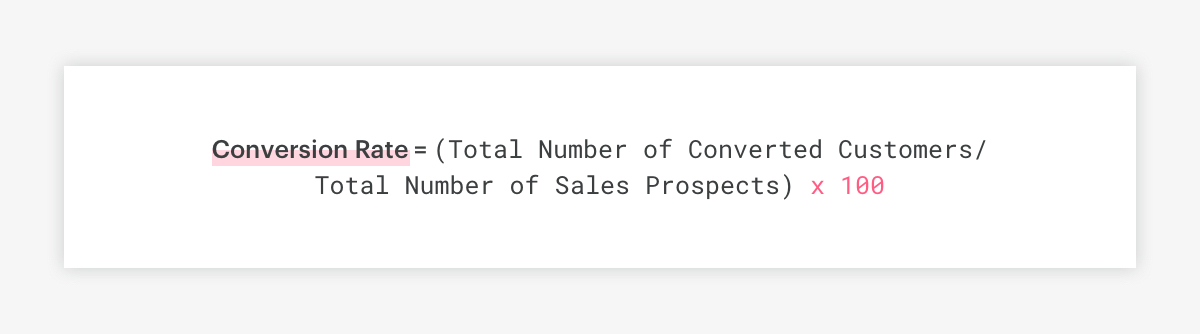 conversion rate formula conversion rate formula