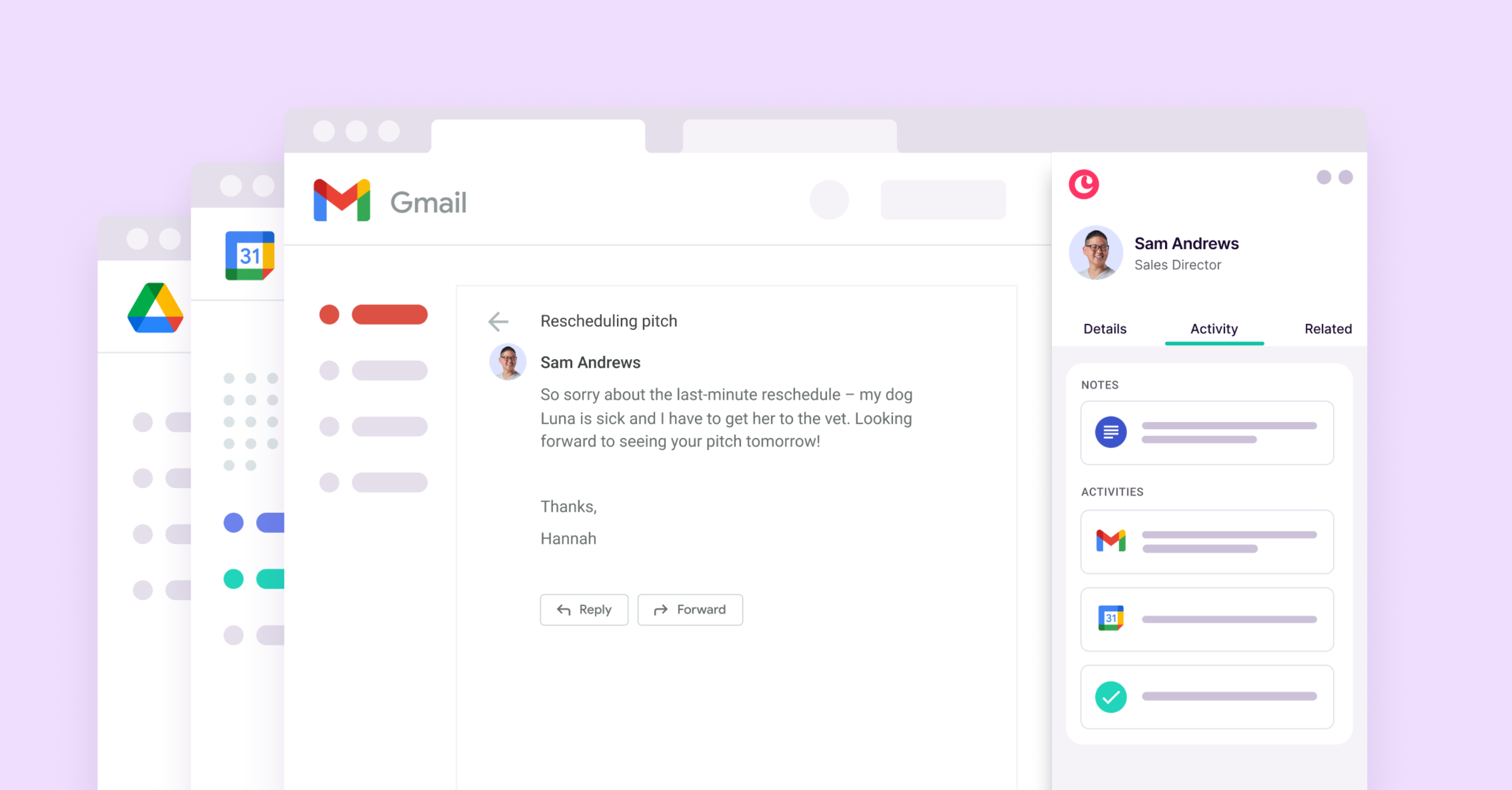 Copper CRM seamlessly integrates with Google Workspace