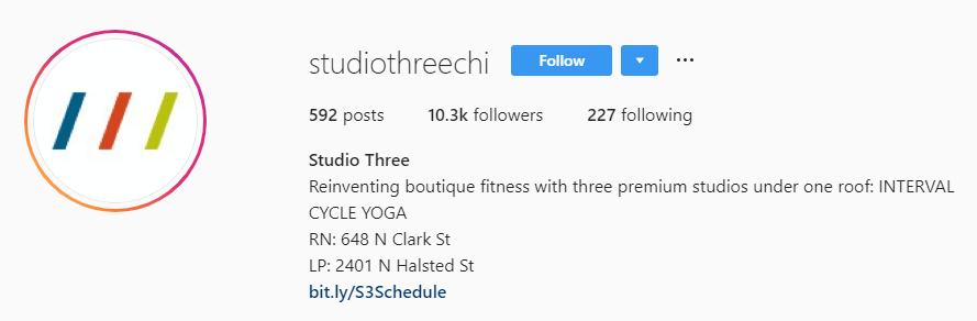 Chicago yoga studio profile picture