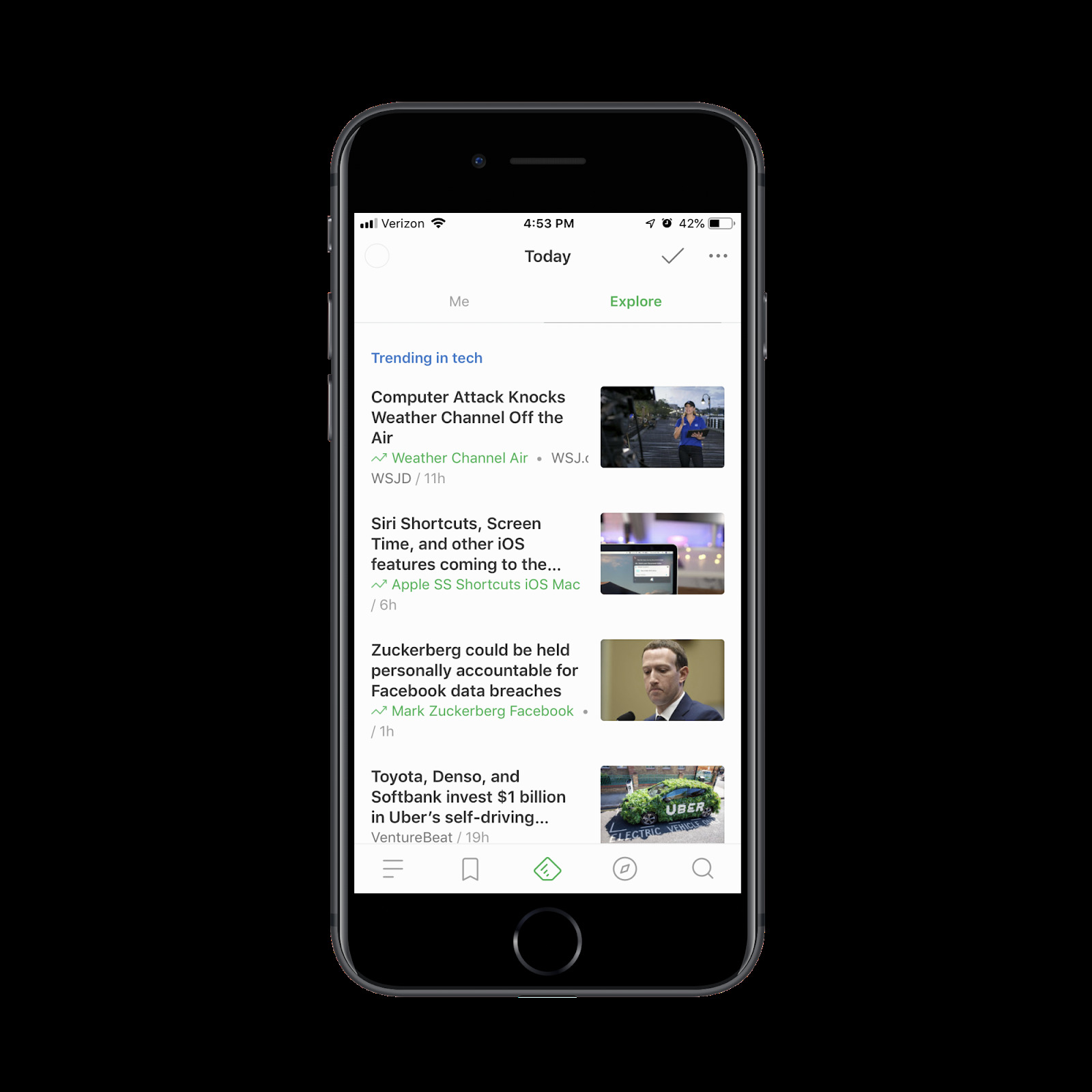 feedly mobile app