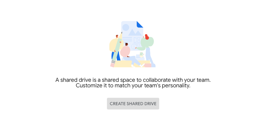 g suite shared drive creation