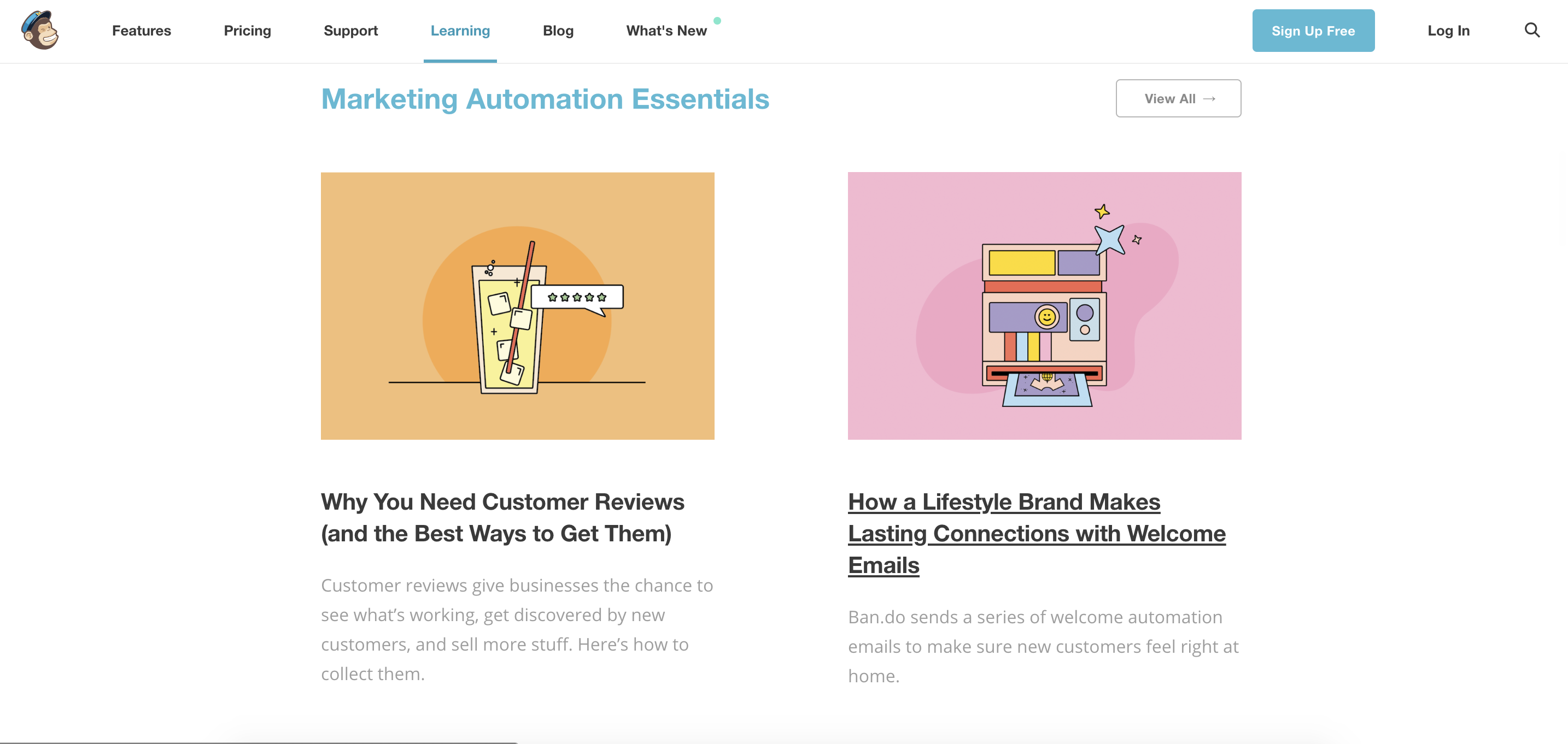 mailchimp in-house education hub landing page mailchimp in-house education hub landing page