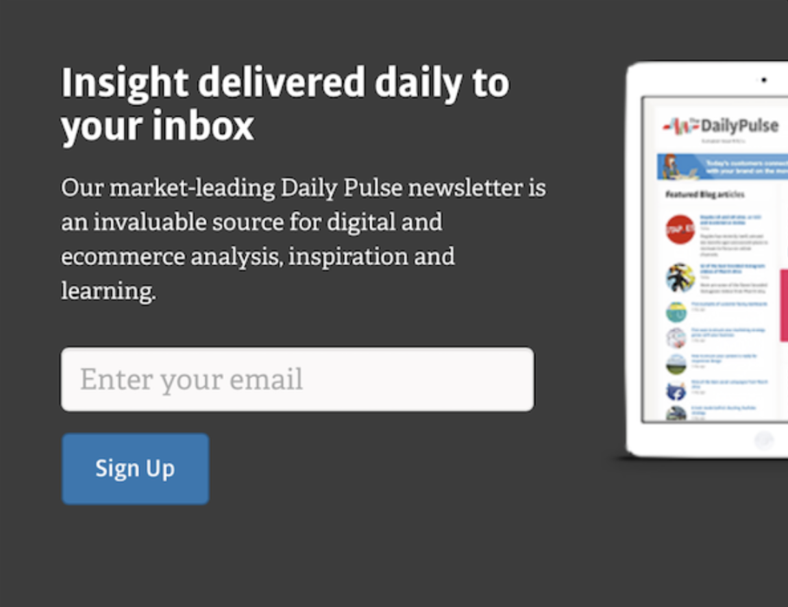 newsletter email example
