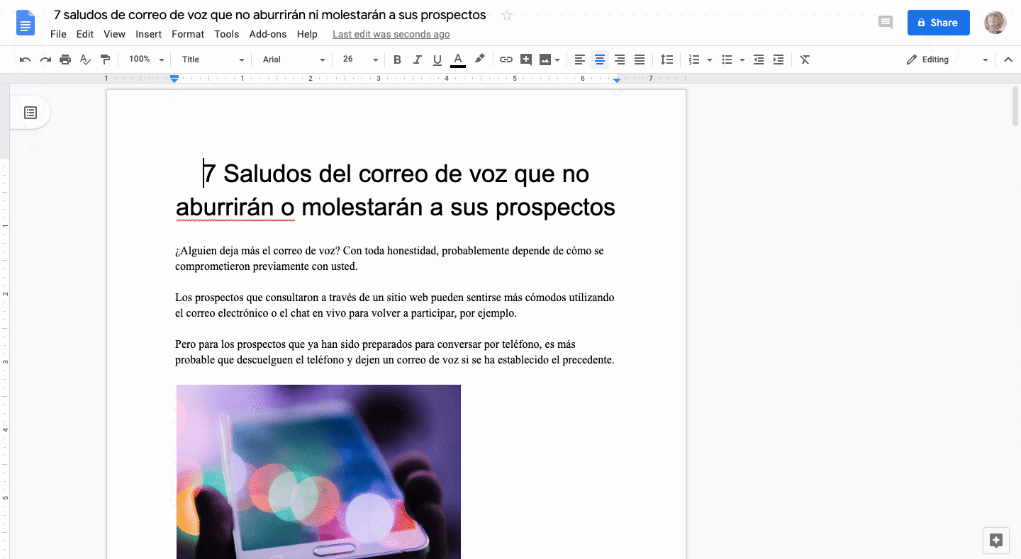 translated google doc