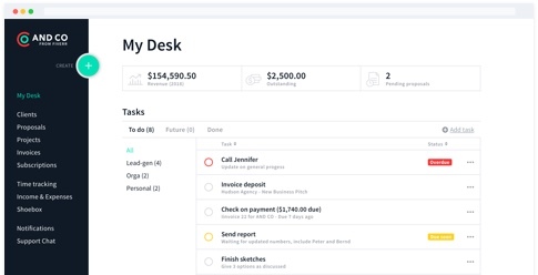 and.co timetracking software