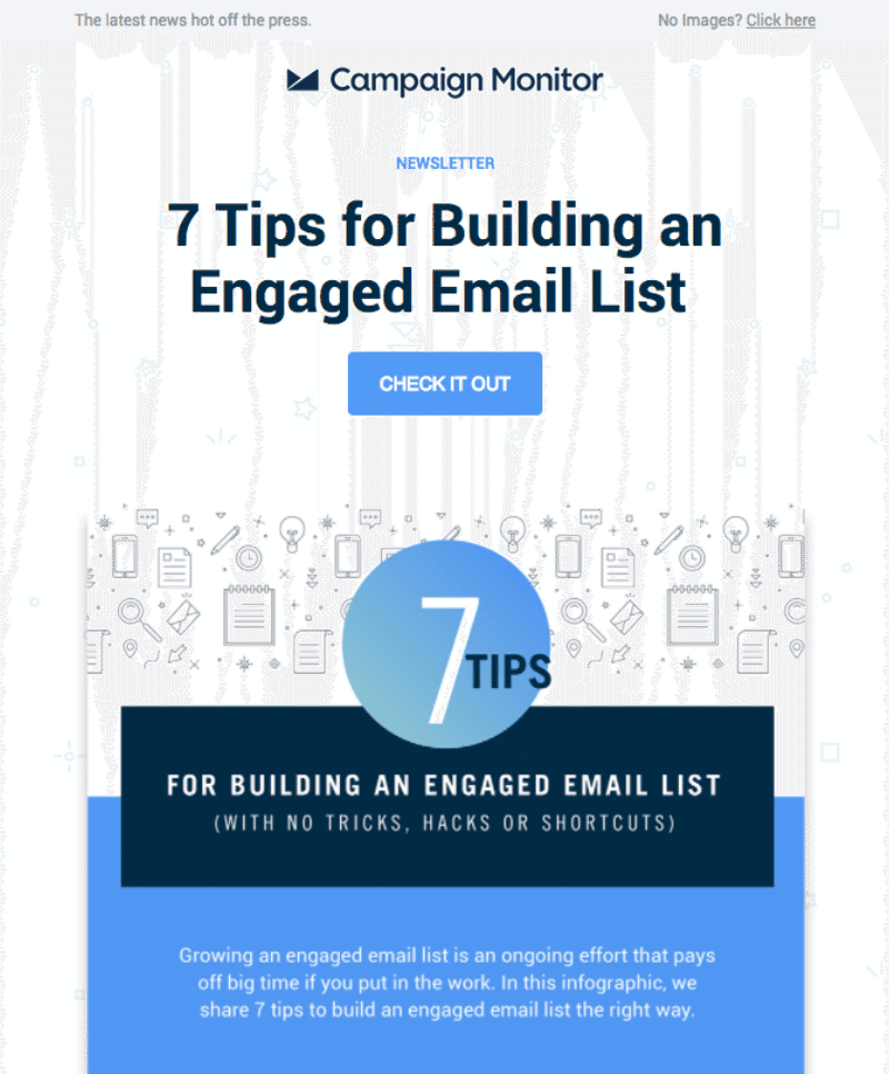 campaign monitor email newsletter