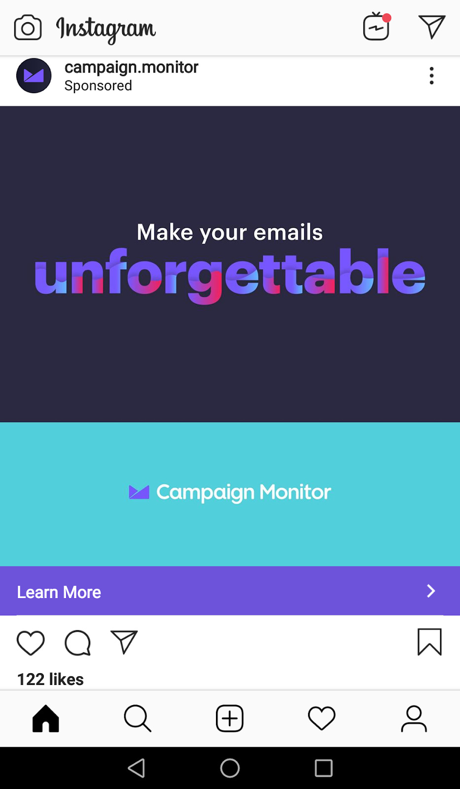 how campaign monitor sells on instagram