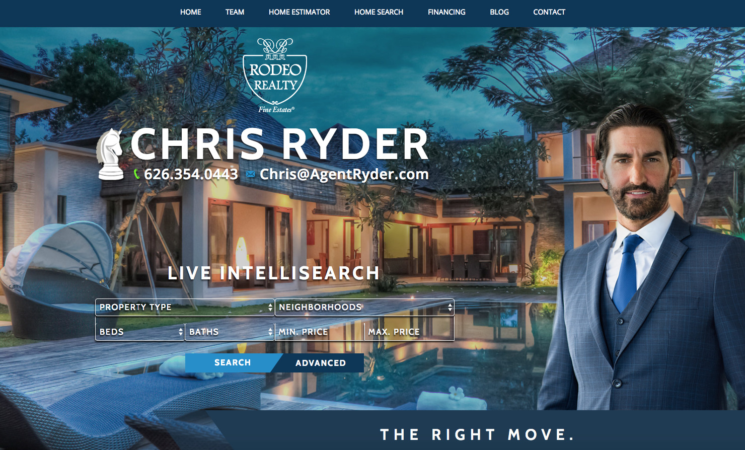 an example of a great realtor website