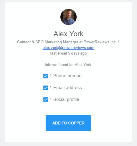 copper crm pulling contacts