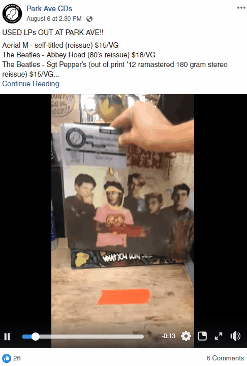 facebook video