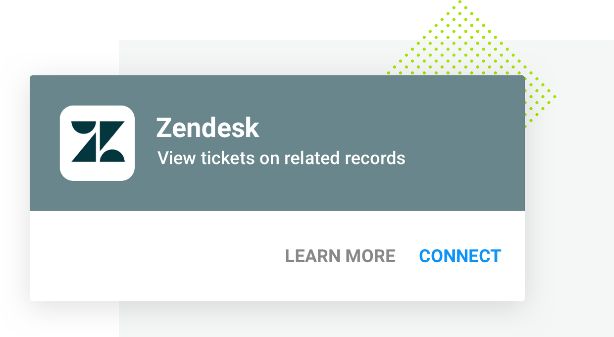 Integrations Zendesk Overview
