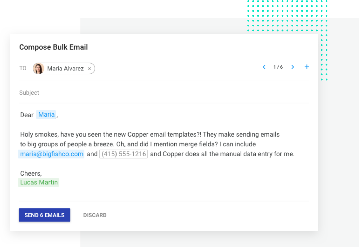 Send Bulk Emails Lead Tracking