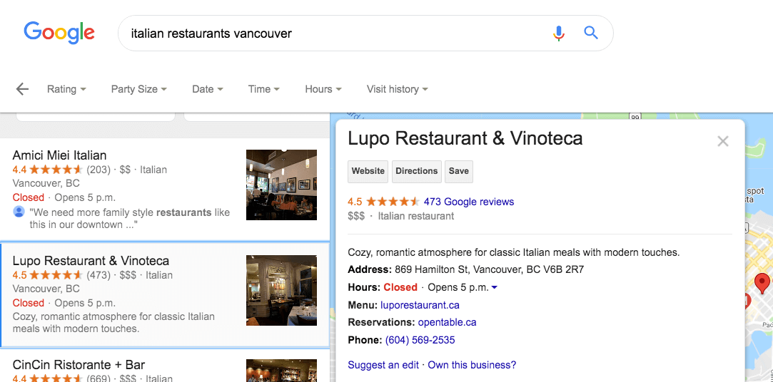 how to make sure small businesses are seen on google's local search