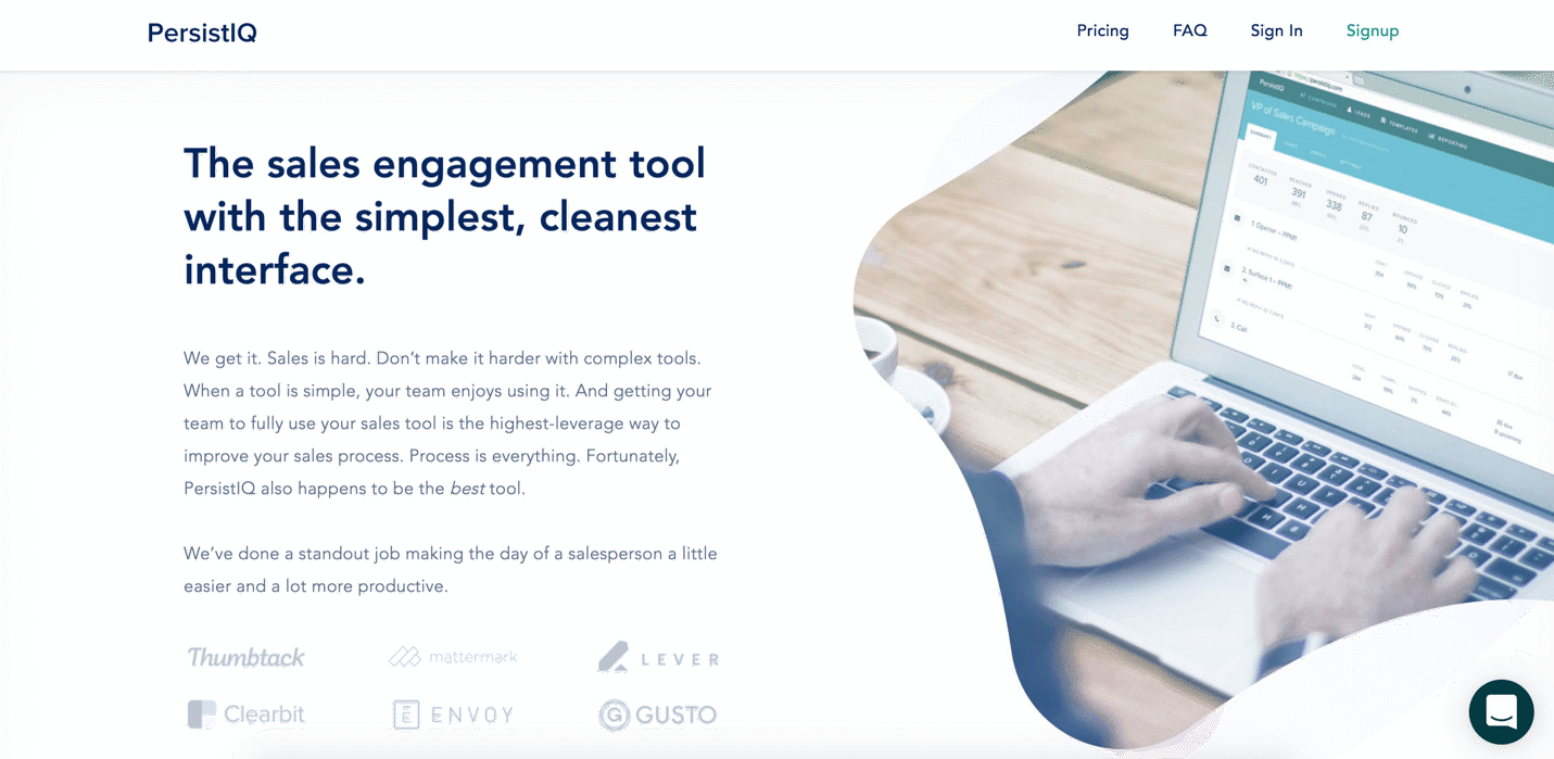 persistiq sales prospecting tool
