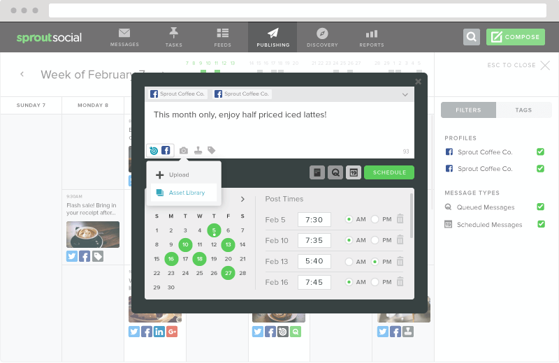 sprout social facebook