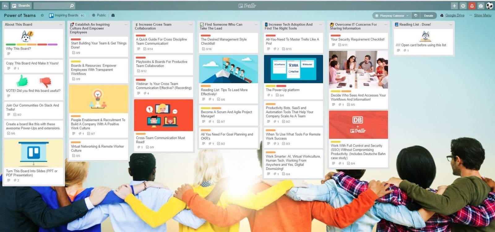 trello project management board