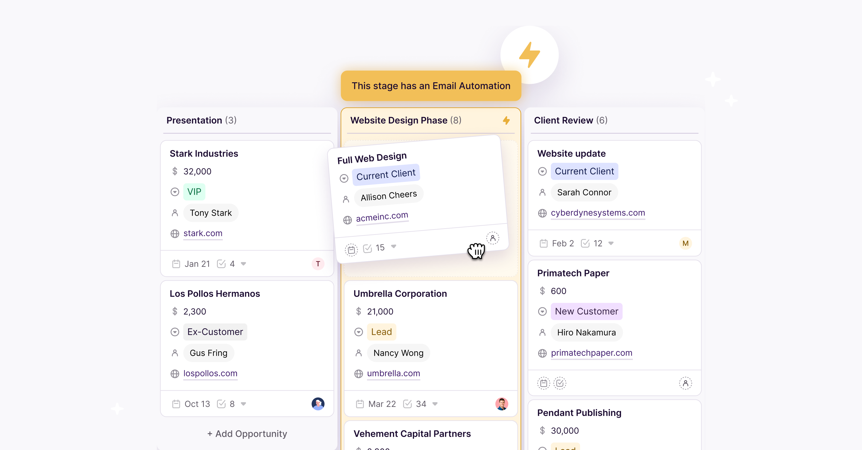 Automate the repeatable emails with Copper CRM