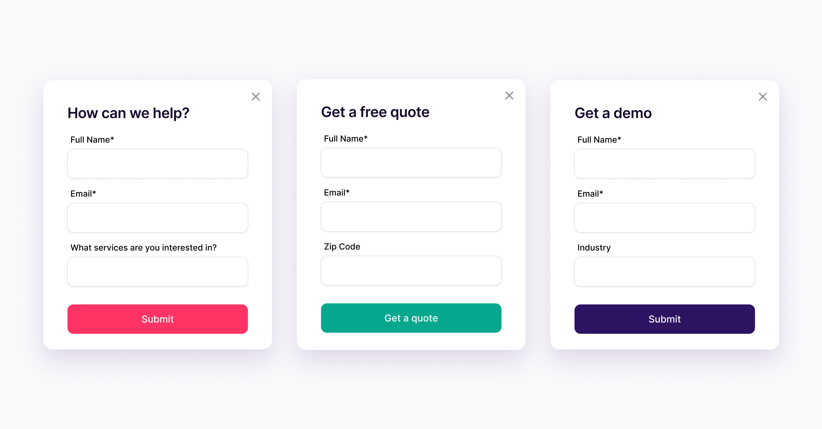 Create a Copper form