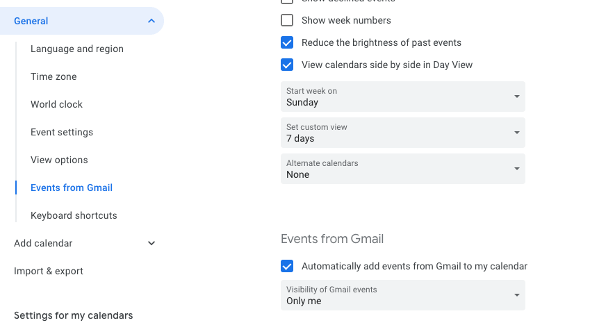 auto-add events in gcal