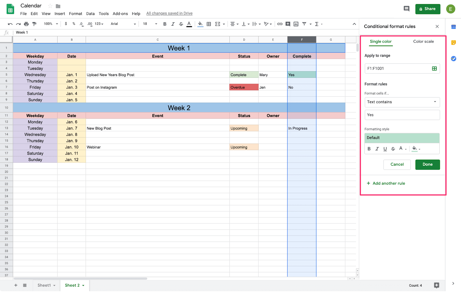 How to Create a Calendar in Google Docs Copper