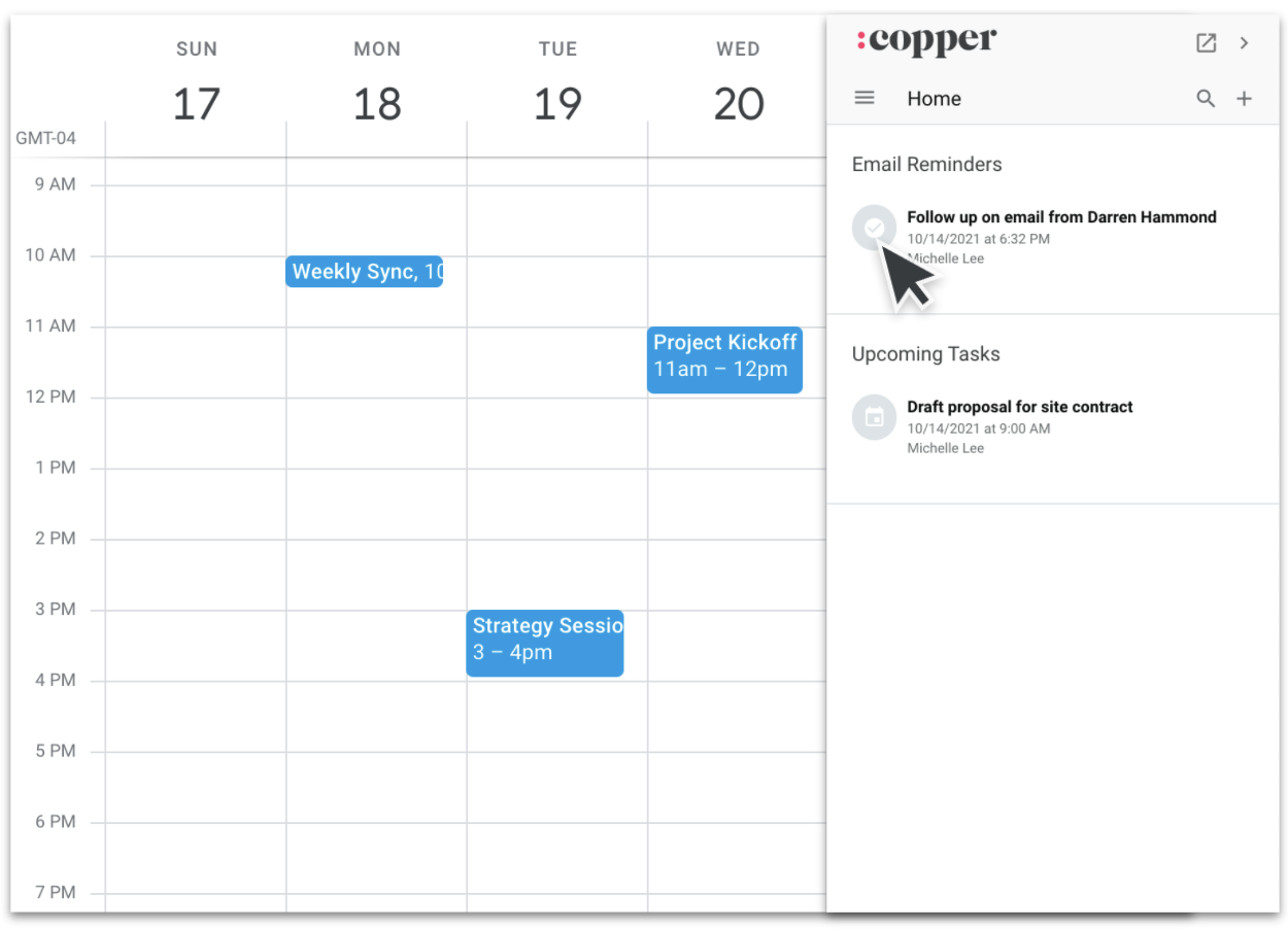 Google Calendar productivity with effective hacks | Copper CRM