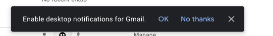 enabling desktop notifications for gmail