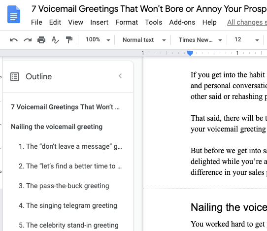 Level up your writing game with these google docs tricks