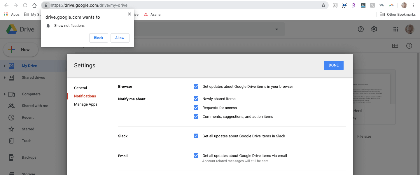 stop google drive sign in notifications stop google drive sign in notifications