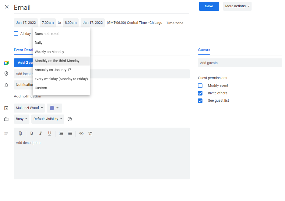 5 tips for Google Calendar time blocking | Copper CRM