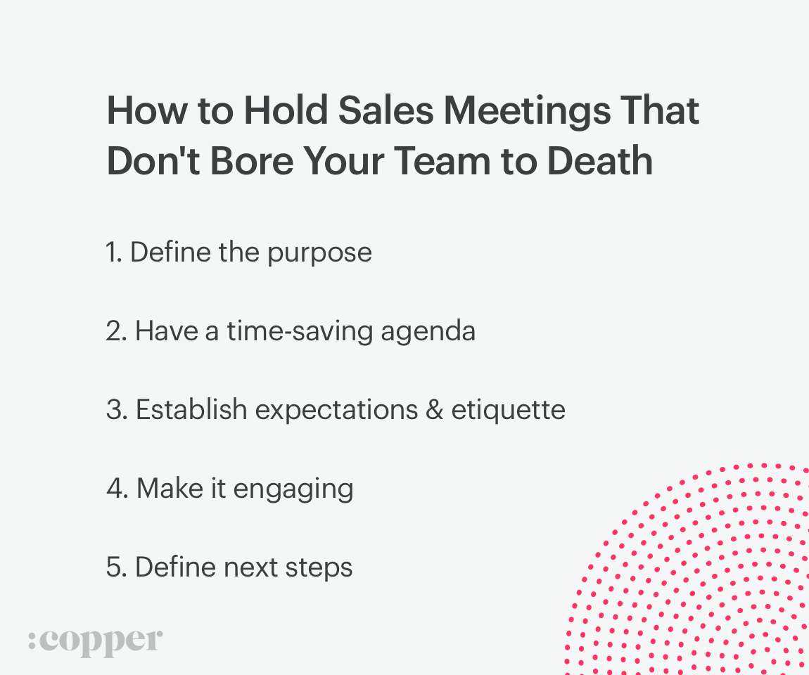 5 steps to holding sales meetings that don't suck