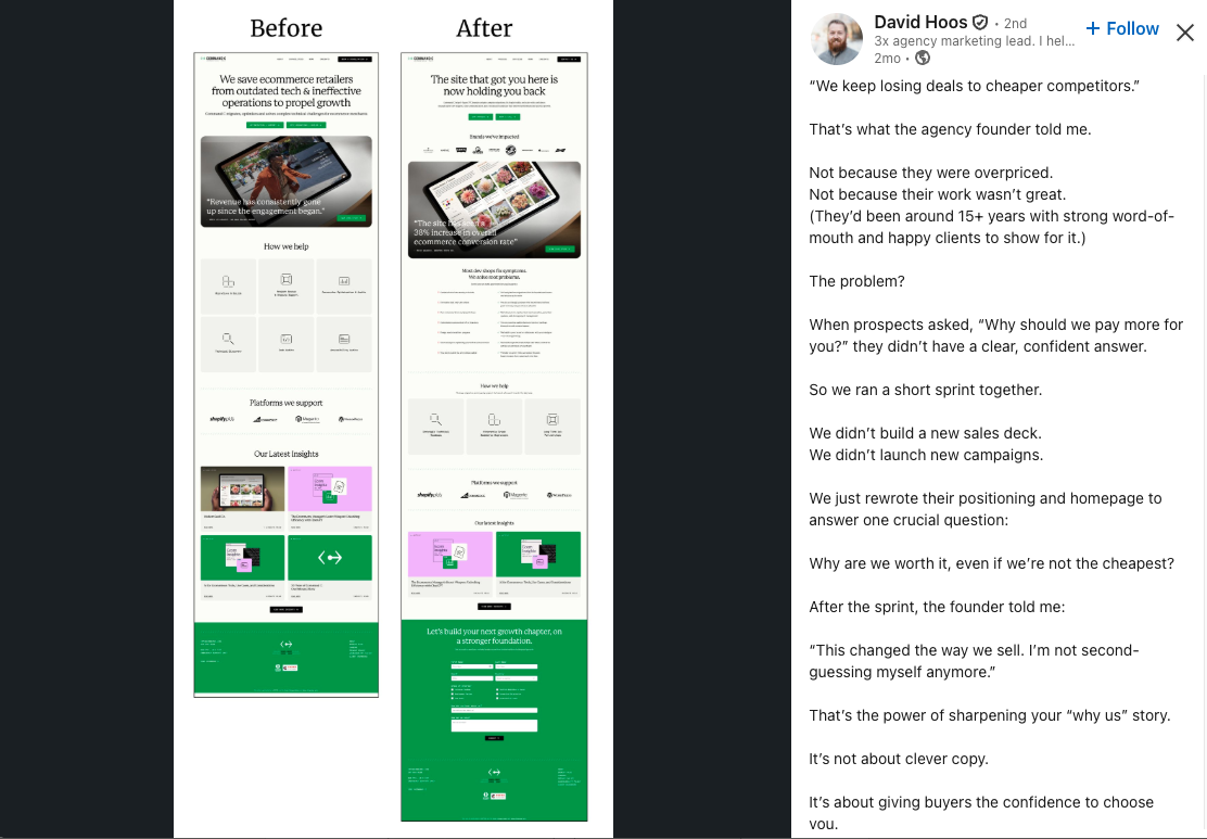 Post online consistently