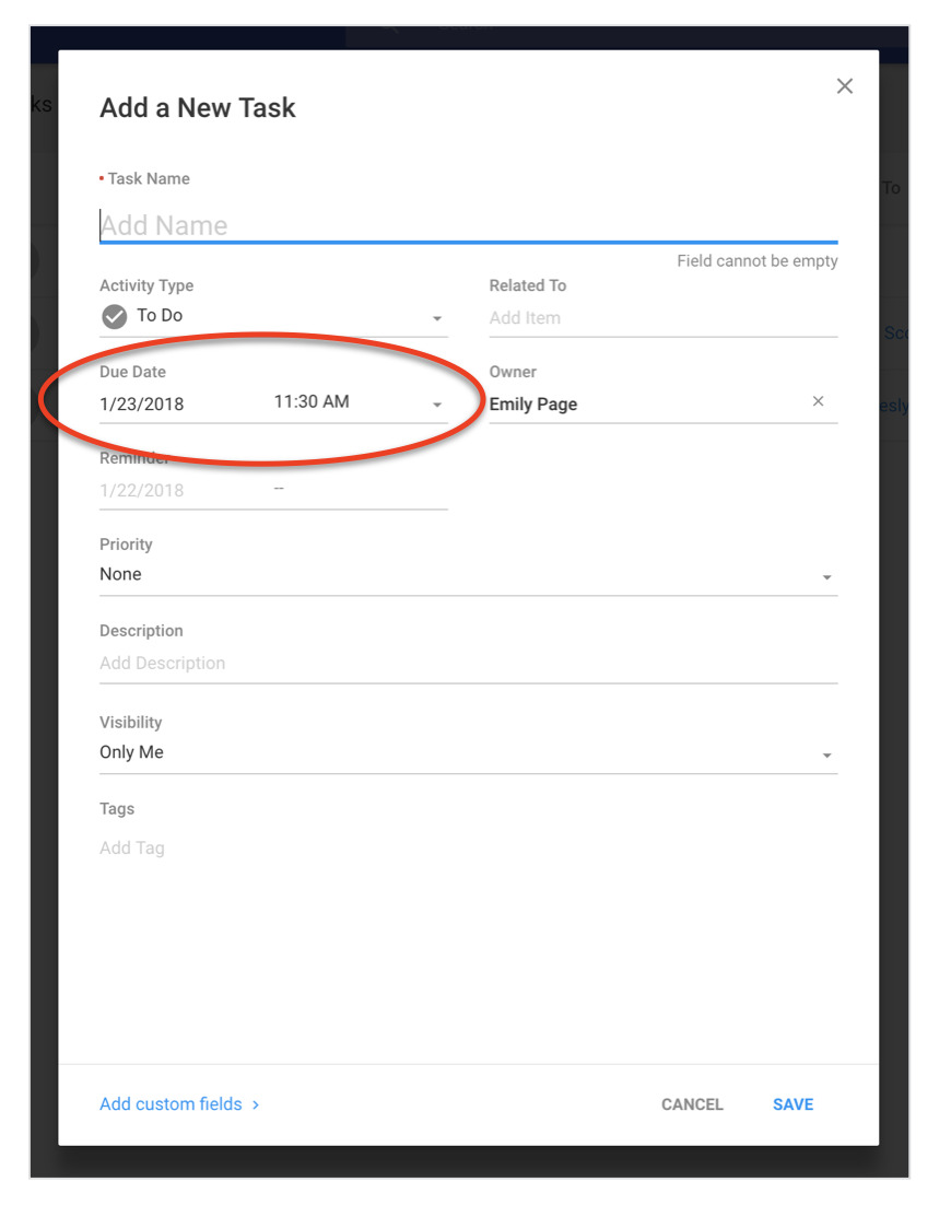 your real estate crm should be able to sync tasks with google calendar