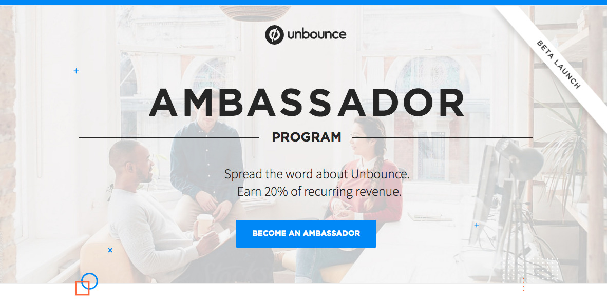 unbounce's ambassador program