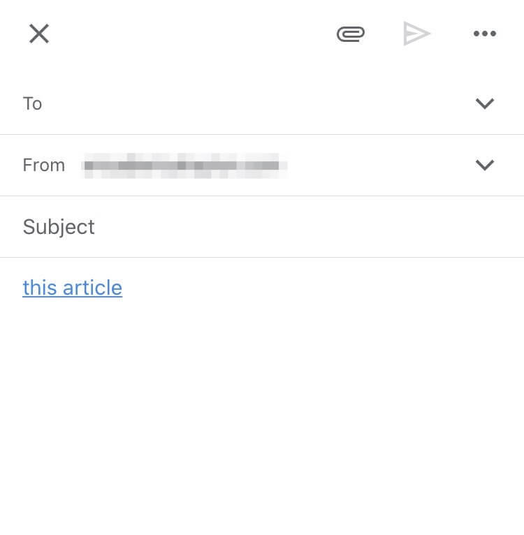 anchor text edits in gmail message