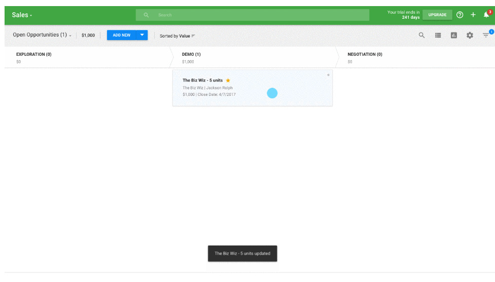 setting up a demo in your crm