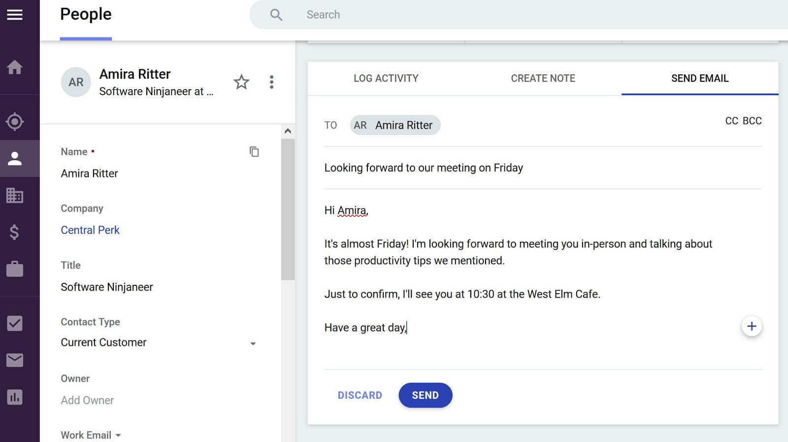 how to set an appointment - gmail integration
