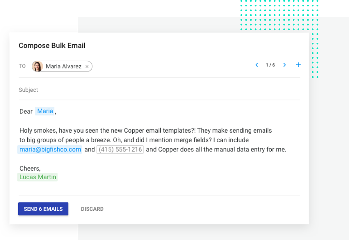 Send Bulk Emails Lead Tracking
