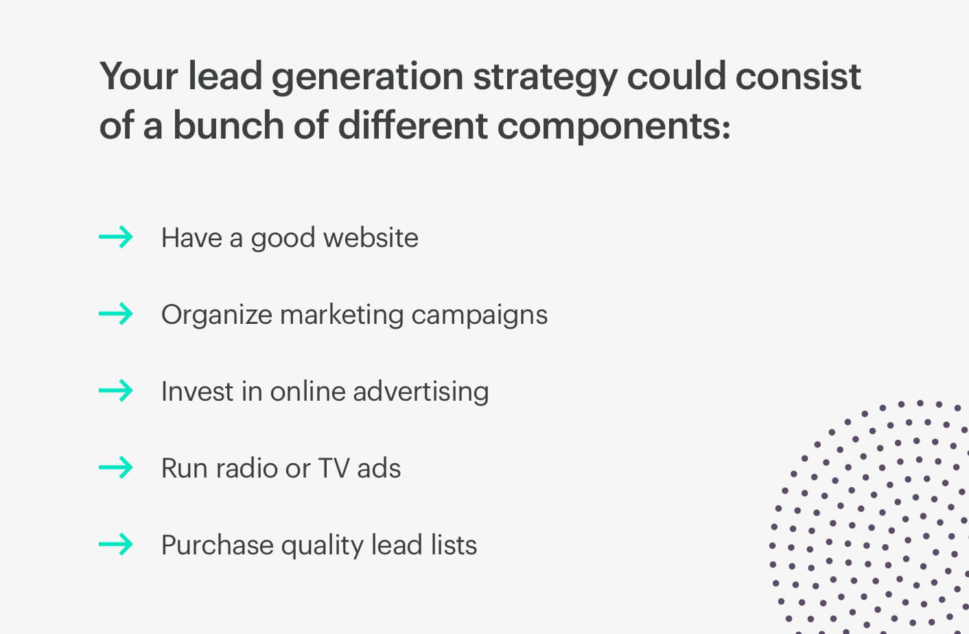 lead generation components