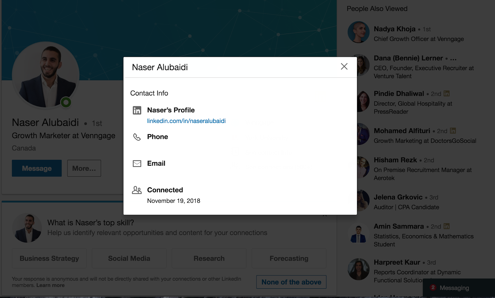 how to find someone's email on linkedin.