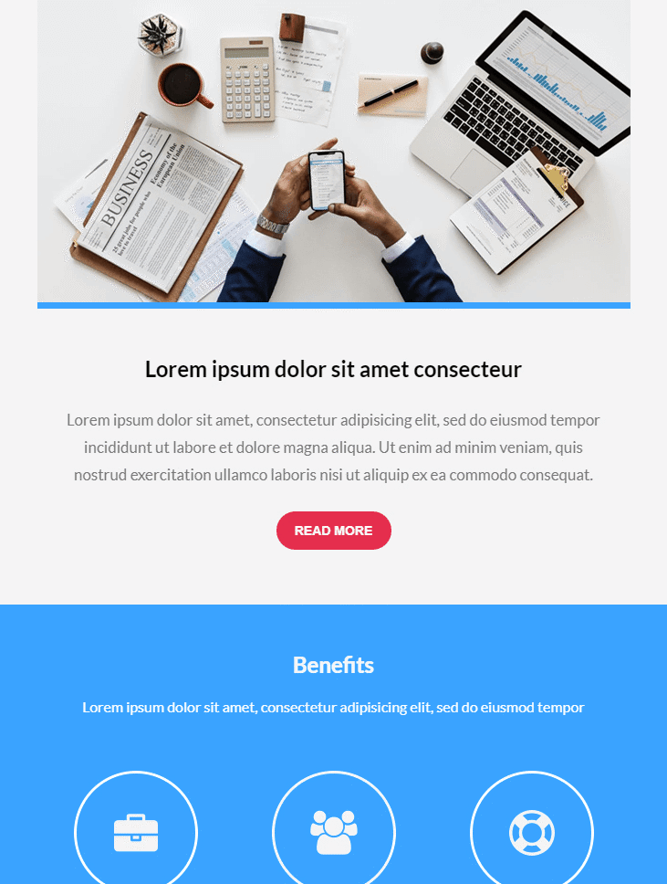 mailchimp email template