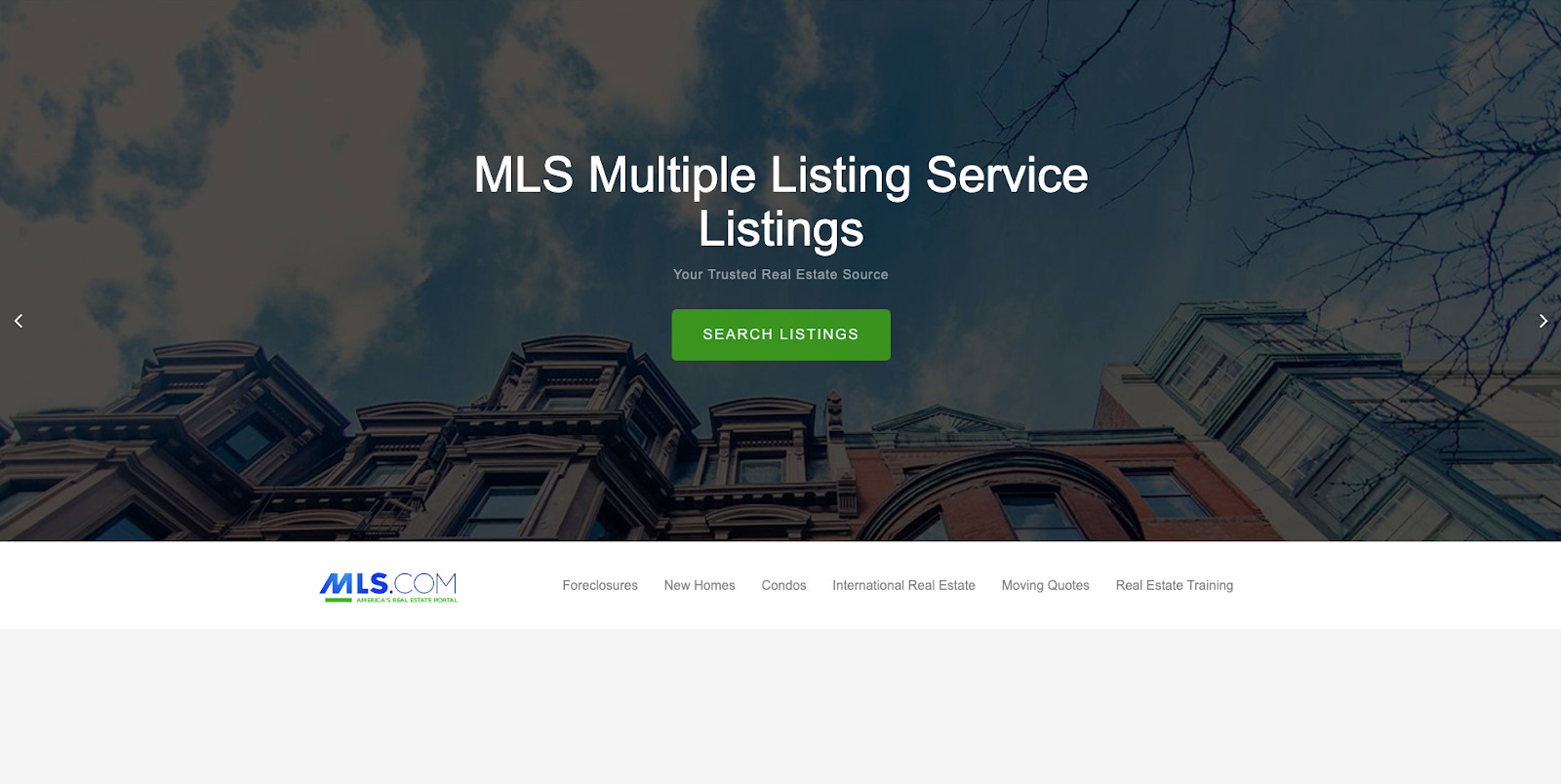 mls real estate website