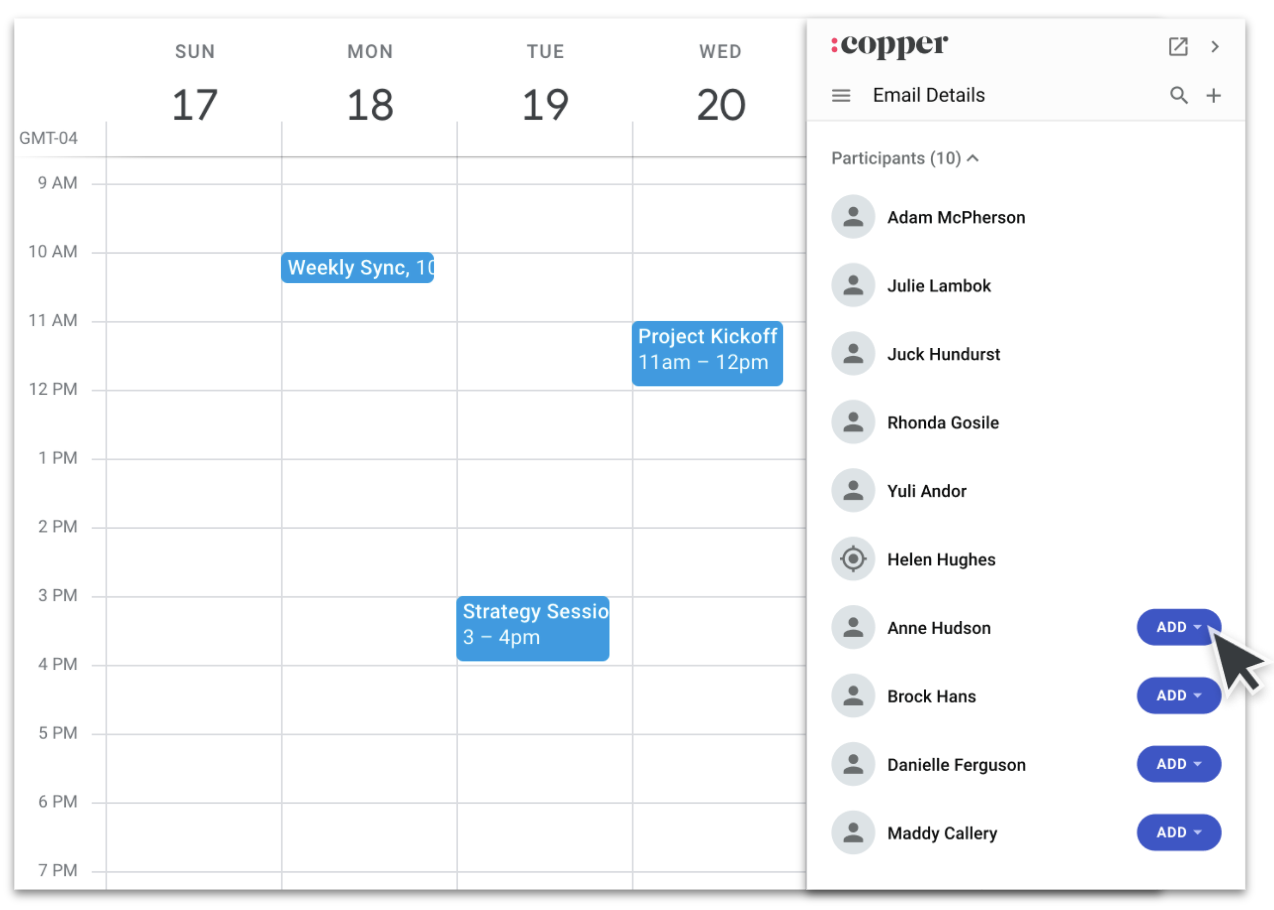 Google Calendar productivity with effective hacks | Copper CRM