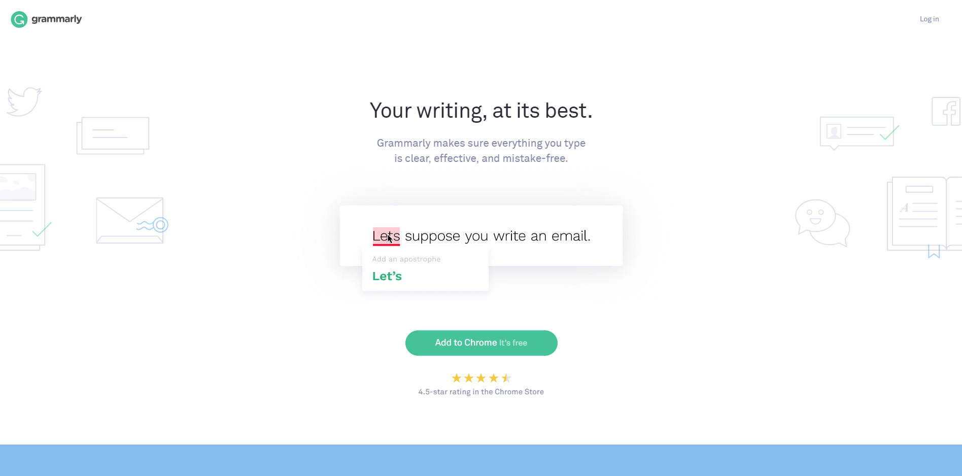 Grammarly grammar fixer upper sales productivity tool