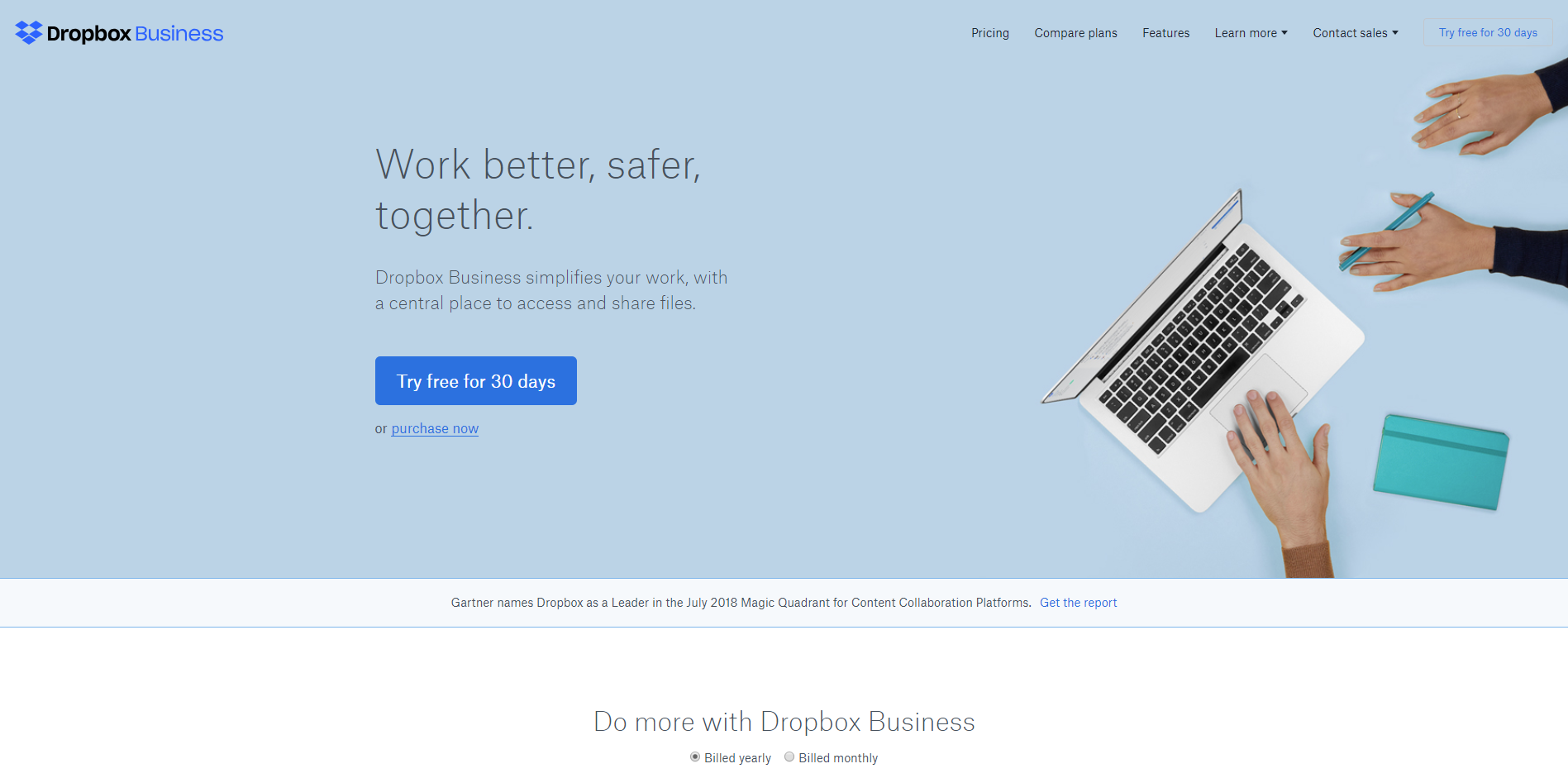 dropbox stores files and other docs sales productivity tool